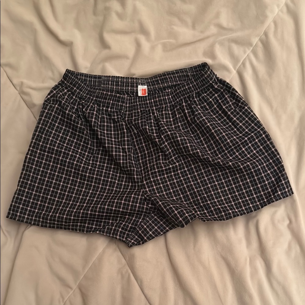 Plaid Lounge Shorts